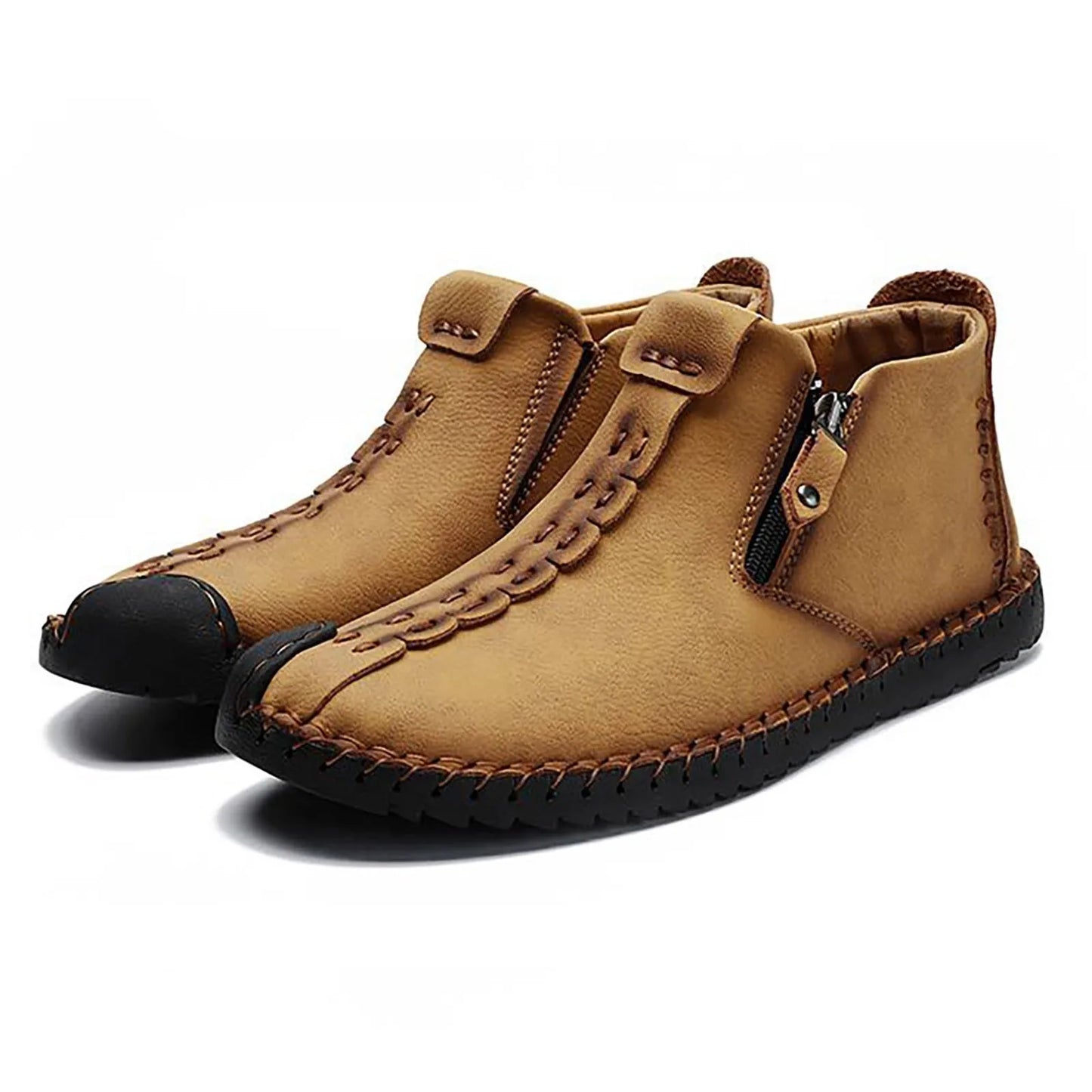 Men's Shoes / Sneakers Luxury Suede Leather Denim Lace Up Mens Casual Shoes Outdoor Canvas Shoes Male Handmade Leisure Shoes For Man