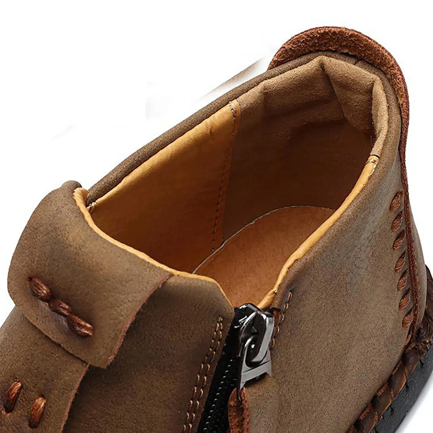 Men's Shoes / Sneakers Luxury Suede Leather Denim Lace Up Mens Casual Shoes Outdoor Canvas Shoes Male Handmade Leisure Shoes For Man