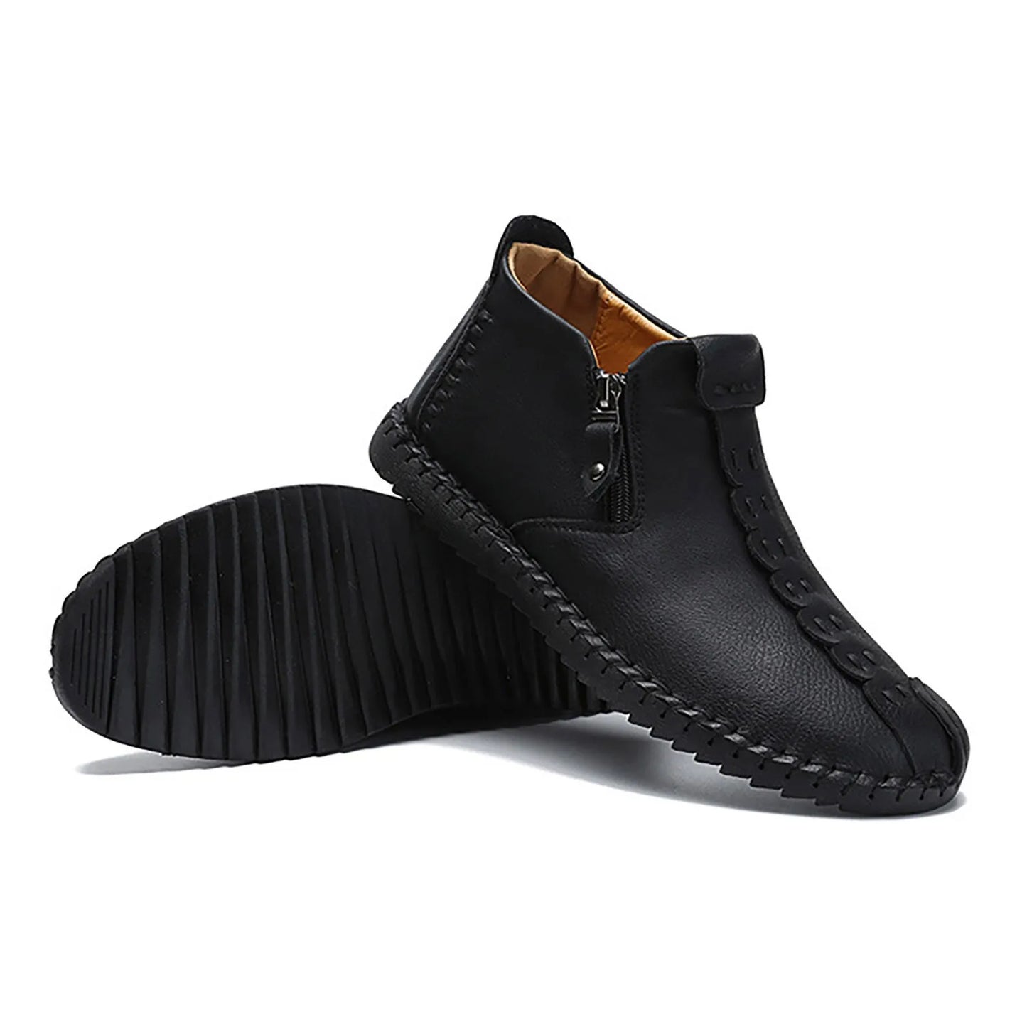 Men's Shoes / Sneakers Luxury Suede Leather Denim Lace Up Mens Casual Shoes Outdoor Canvas Shoes Male Handmade Leisure Shoes For Man