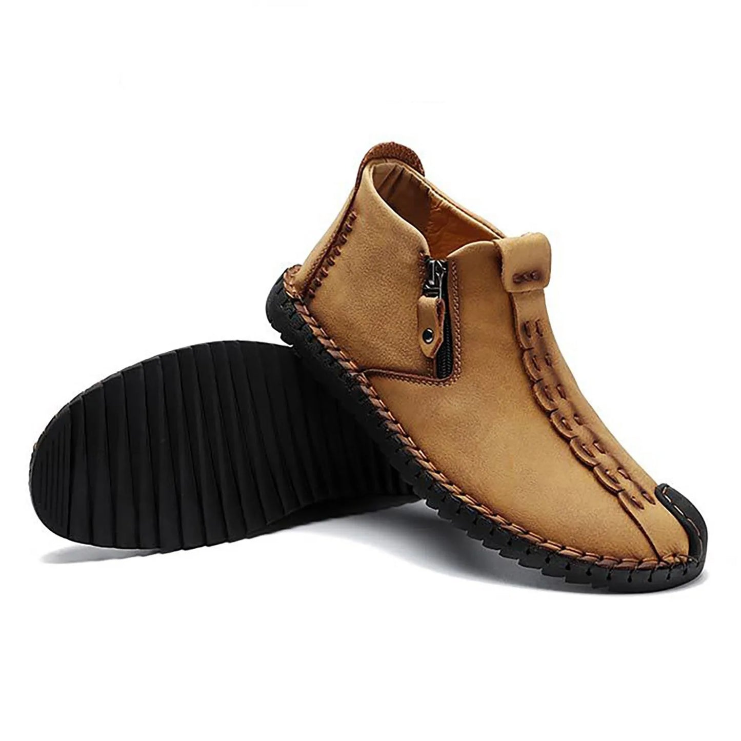 Men's Shoes / Sneakers Luxury Suede Leather Denim Lace Up Mens Casual Shoes Outdoor Canvas Shoes Male Handmade Leisure Shoes For Man