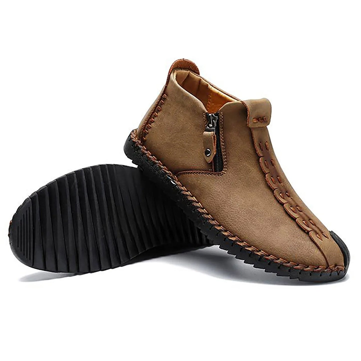 Men's Shoes / Sneakers Luxury Suede Leather Denim Lace Up Mens Casual Shoes Outdoor Canvas Shoes Male Handmade Leisure Shoes For Man