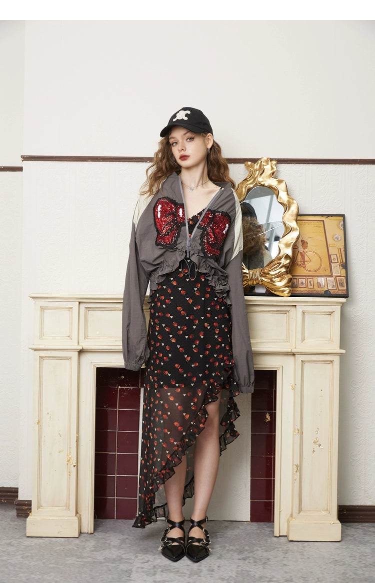 Sack Beautiful & Sexy Slimming Skirt Black Strawberry