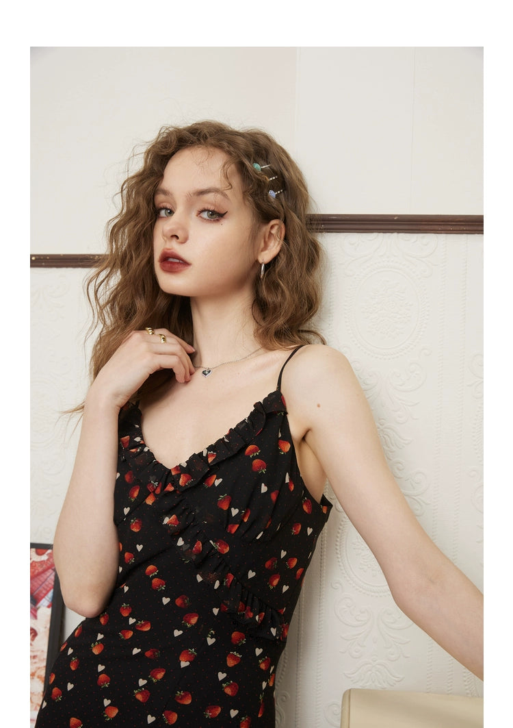 Sack Beautiful & Sexy Slimming Skirt Black Strawberry