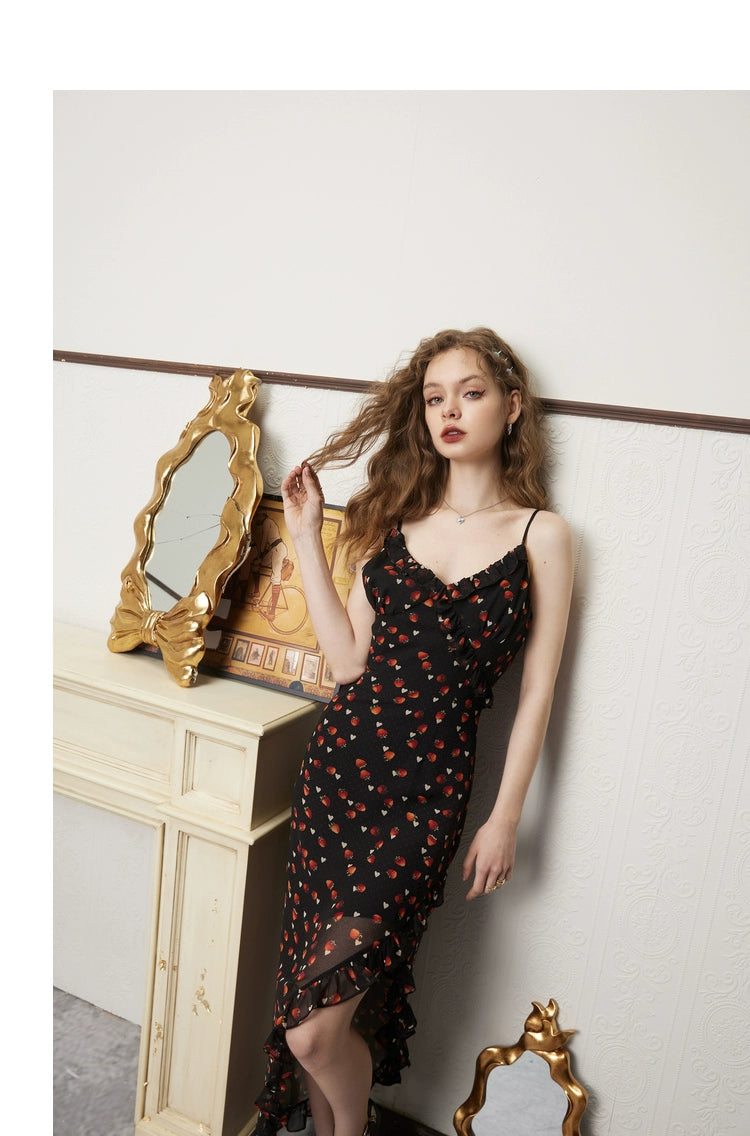 Sack Beautiful & Sexy Slimming Skirt Black Strawberry