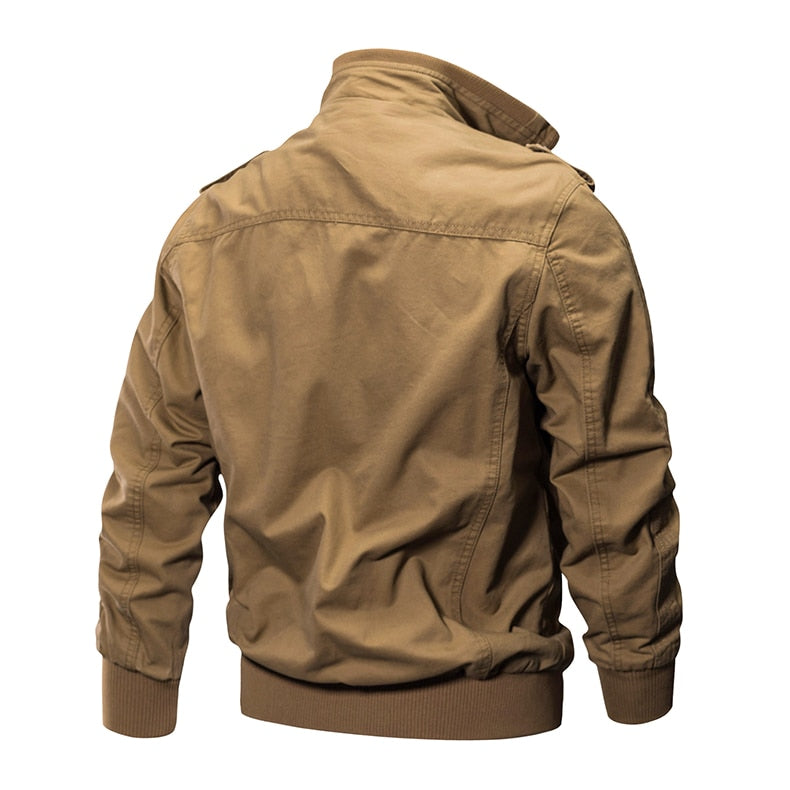 High Build Quality Men Winter Military Airsoft Jacket Pilot Bomber Jacket Coat Multi-Pockets Casual Cargo Work Jacket Men Clothing
