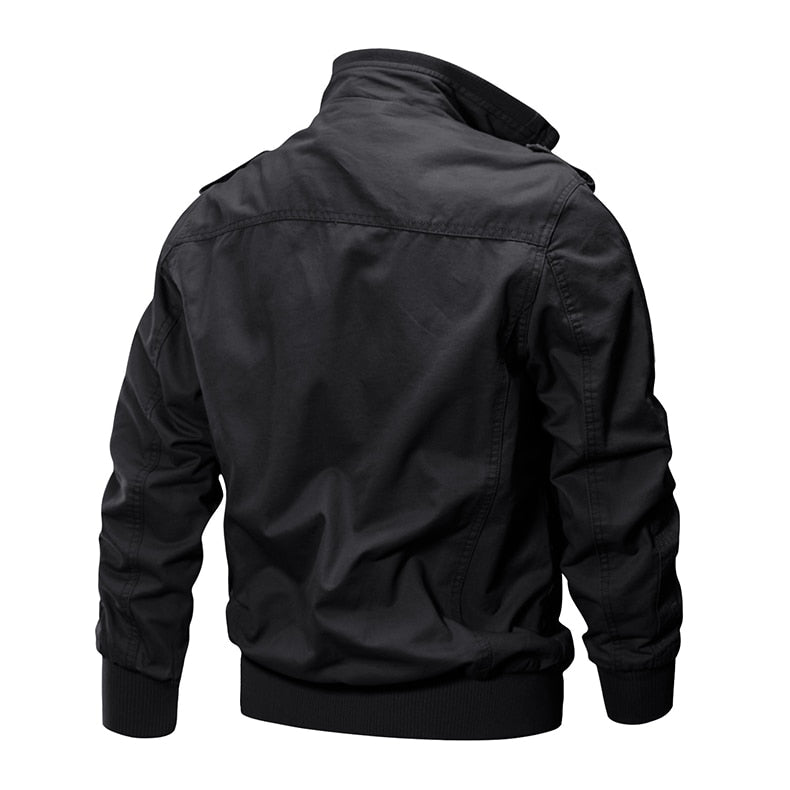 High Build Quality Men Winter Military Airsoft Jacket Pilot Bomber Jacket Coat Multi-Pockets Casual Cargo Work Jacket Men Clothing