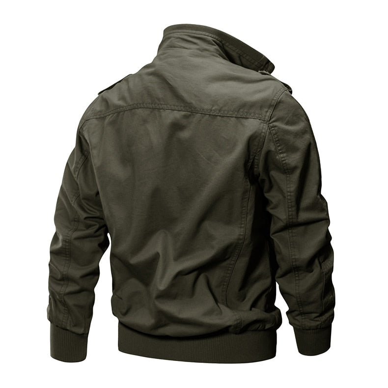 High Build Quality Men Winter Military Airsoft Jacket Pilot Bomber Jacket Coat Multi-Pockets Casual Cargo Work Jacket Men Clothing