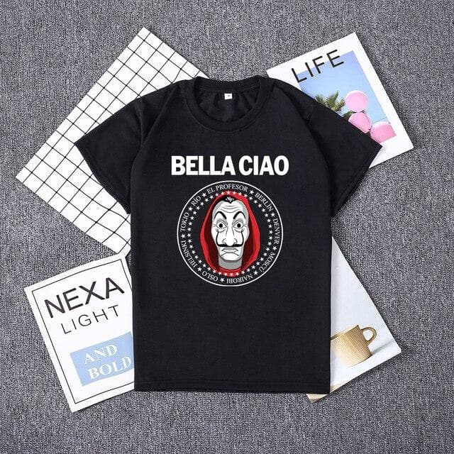 Hillbilly La Casa De Papel Women T Shirs Money Heist The House of Paper Camiseta T Shirt Fashion Casual Dali Mask Casa De Papel