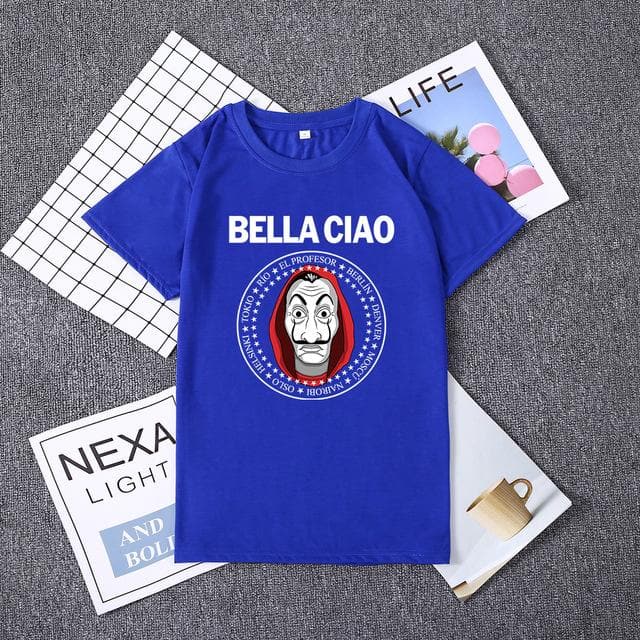 Hillbilly La Casa De Papel Women T Shirs Money Heist The House of Paper Camiseta T Shirt Fashion Casual Dali Mask Casa De Papel