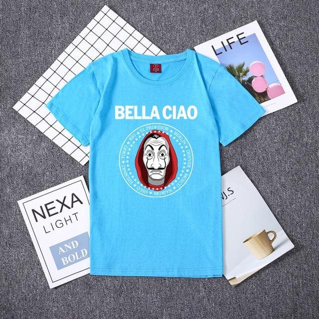 Hillbilly La Casa De Papel Women T Shirs Money Heist The House of Paper Camiseta T Shirt Fashion Casual Dali Mask Casa De Papel