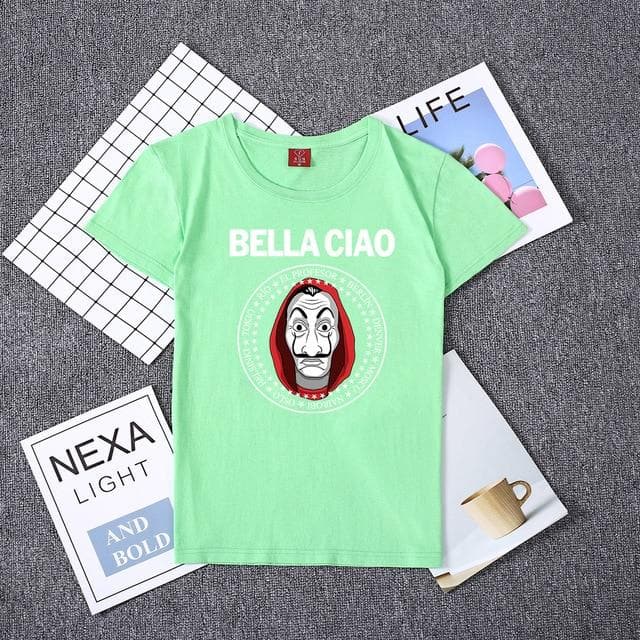 Hillbilly La Casa De Papel Women T Shirs Money Heist The House of Paper Camiseta T Shirt Fashion Casual Dali Mask Casa De Papel