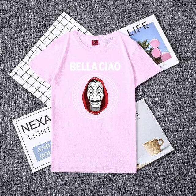 Hillbilly La Casa De Papel Women T Shirs Money Heist The House of Paper Camiseta T Shirt Fashion Casual Dali Mask Casa De Papel