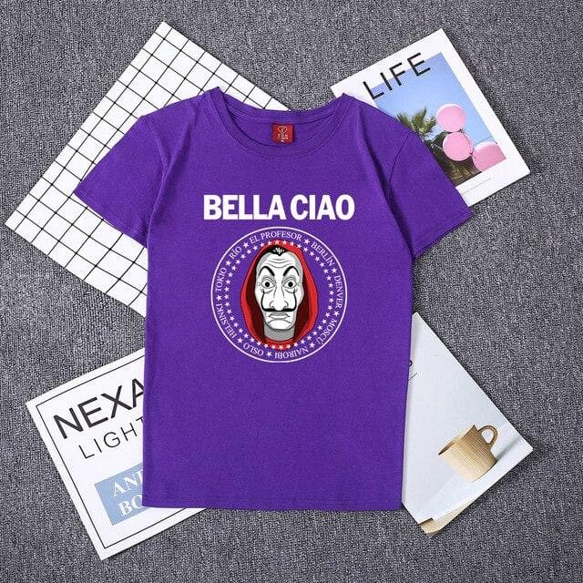 Hillbilly La Casa De Papel Women T Shirs Money Heist The House of Paper Camiseta T Shirt Fashion Casual Dali Mask Casa De Papel