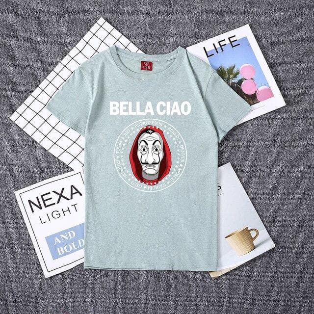 Hillbilly La Casa De Papel Women T Shirs Money Heist The House of Paper Camiseta T Shirt Fashion Casual Dali Mask Casa De Papel