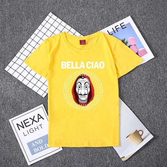 Hillbilly La Casa De Papel Women T Shirs Money Heist The House of Paper Camiseta T Shirt Fashion Casual Dali Mask Casa De Papel