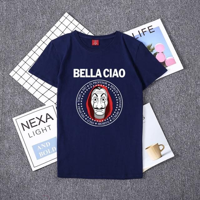 Hillbilly La Casa De Papel Women T Shirs Money Heist The House of Paper Camiseta T Shirt Fashion Casual Dali Mask Casa De Papel