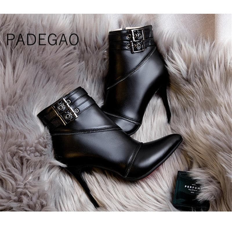 Casual Vintage Boots With Supper High Heels