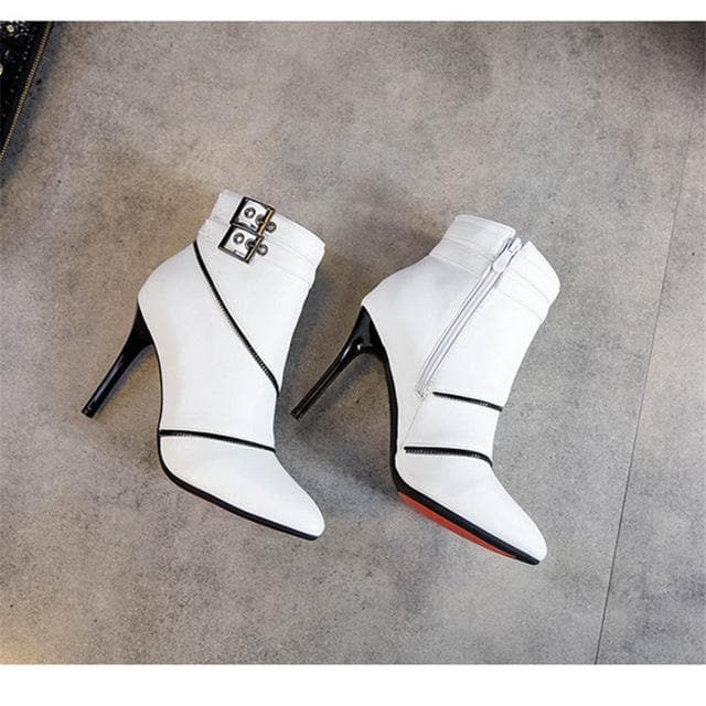 Casual Vintage Boots With Supper High Heels