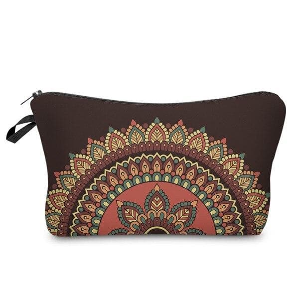 Deanfun 3D Printed Cosmetic Bags Colorful Mandala Women Travelling Makeup Organizer Fahion Gift 50968