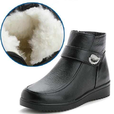 Genuine Leather Winter Boots