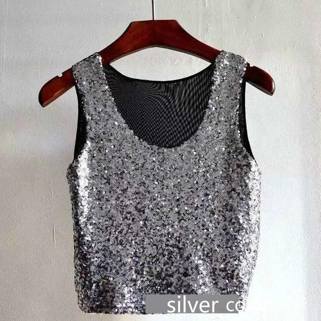 Paillette Sexy Vest Short indian dress sarees for women in india sari