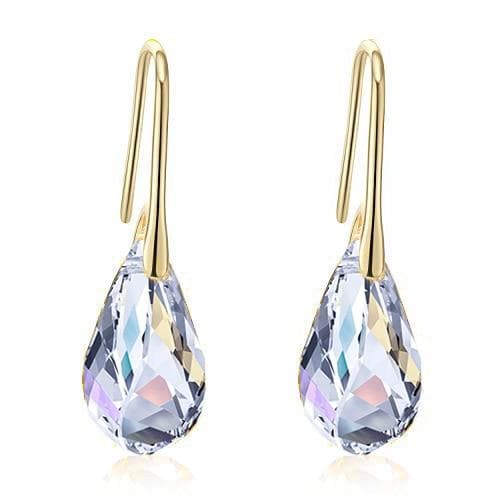 BAFFIN New Trendy Gold Helix Pendant Drop Earrings Crystals From Swarovski For Women Party Statement Indian Jewelry Friends Gift
