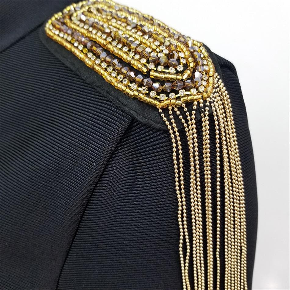New Fashion Bodycon Women Jacket Long Sleeve Stand Casual Button Zipper Black Sexy Night Club Celebrity Party Coat