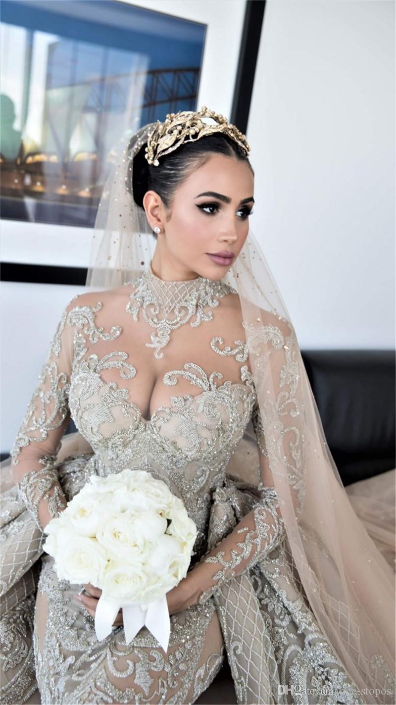 Exquisite Royal Excellent Quality Luxury Crystal Beaded Mermaid Weddin GOANGIRL Exquisite Royal Excellent Quality Luxury Crystal Beaded Mermaid Weddin GOANGIRL