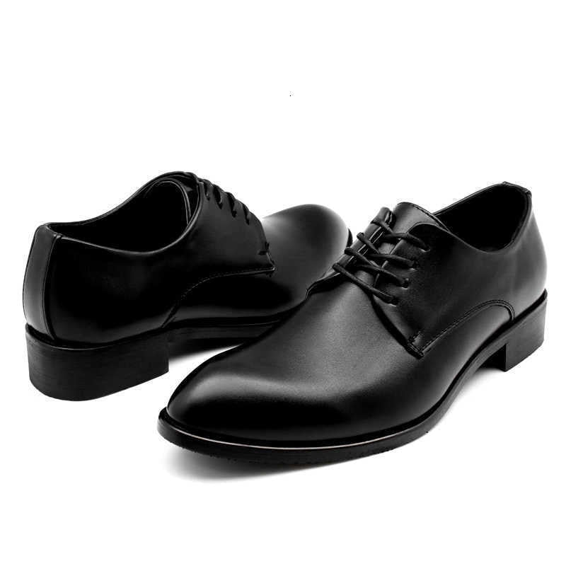 High Quality Genuine Leather Men Dress Shoes Comfortable Casual Formal Business Wedding Dress Shoes