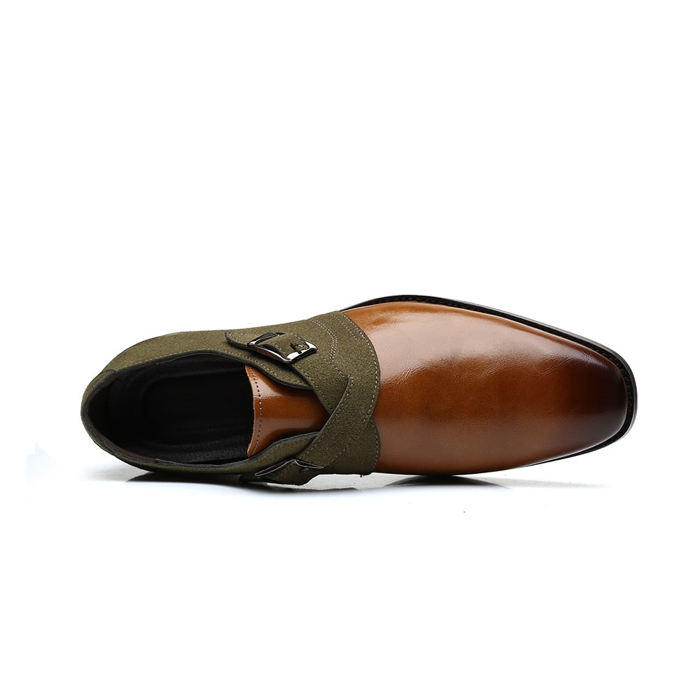 Leather Dress Shoes Men Shoes for Offical Business Casual Shoes Gentleman Formal Shoes