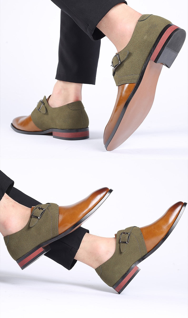 Leather Dress Shoes Men Shoes for Offical Business Casual Shoes Gentleman Formal Shoes