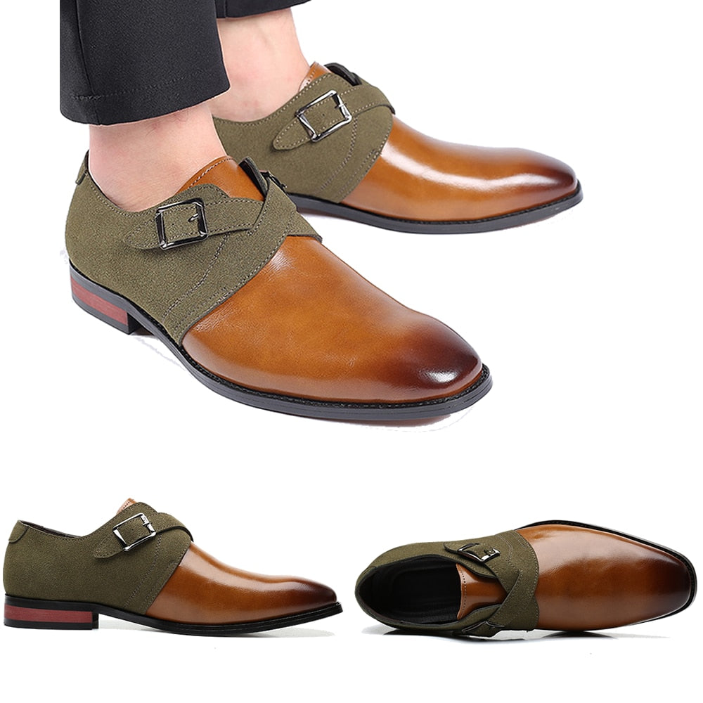 Leather Dress Shoes Men Shoes for Offical Business Casual Shoes Gentleman Formal Shoes