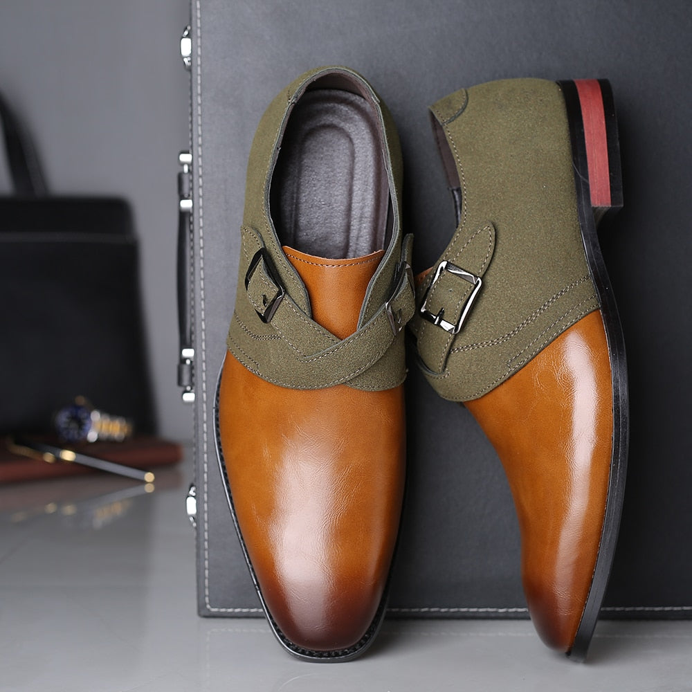 Leather Dress Shoes Men Shoes for Offical Business Casual Shoes Gentleman Formal Shoes