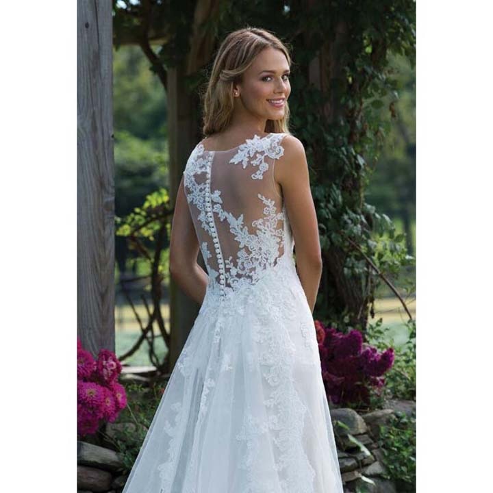 Beautiful & Elegant White Lace Mermaid Wedding Dress Train Plus Size Customized Wedding Gown Bride Dress