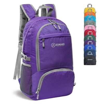Strong Sturdy Lightweight foldable Backpack/ Waterproof Camping Hiking Daypack/Small Travel Backpack for Women Men