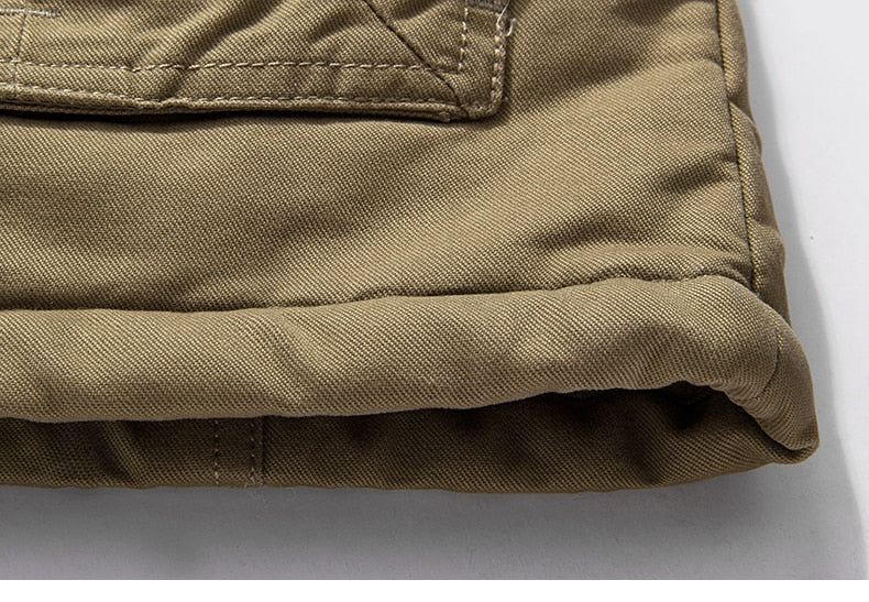 Military Thicken Fleece Jacket Mens Winter Casual Hooded Jacket Coat Pilot Cargo Cotton Jackets Windbreaker Parka Man