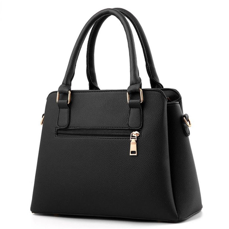 Fashion Women Handbags PU Leather Tassel Totes Bag Top-Handle Embroidery Crossbody Bag Shoulder Bag Lady Simple Hand Bags