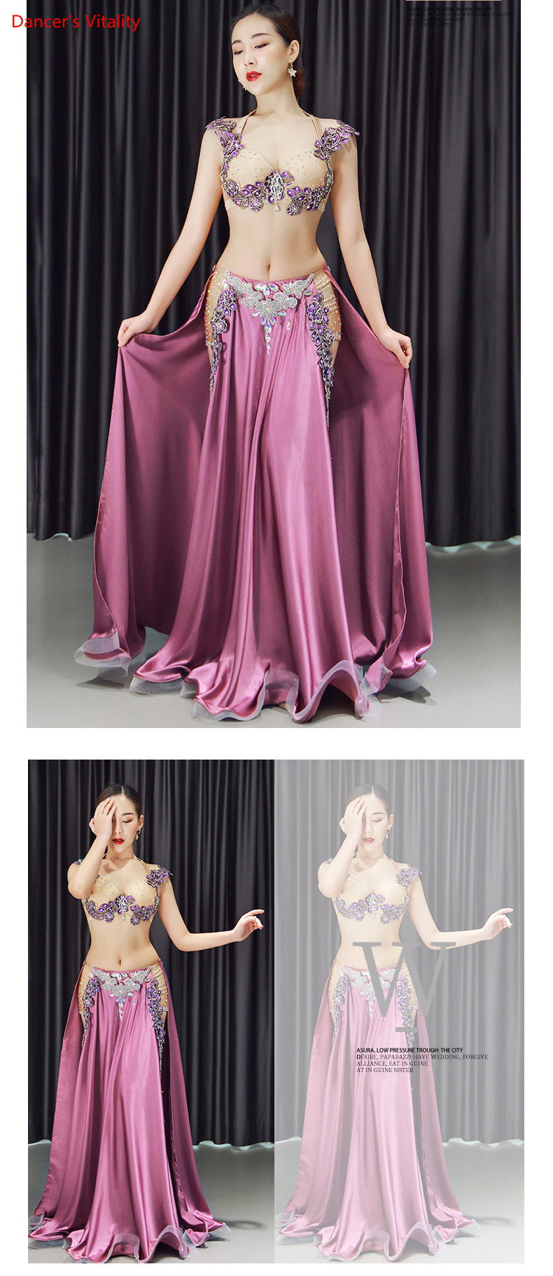 Premium New 2pcs/set Belly Dance Costume Women's Belly Dancing Costume Sets Tribal Bollywood Costume Indian Dress Bellydance Dress