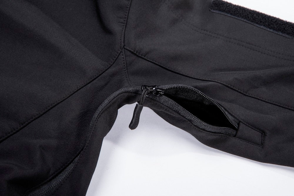 Shark Skin Military Jacket Men Softshell Waterproof Tactical Clothing Camouflage Army Hooded Jacket Winter Fleece Coat