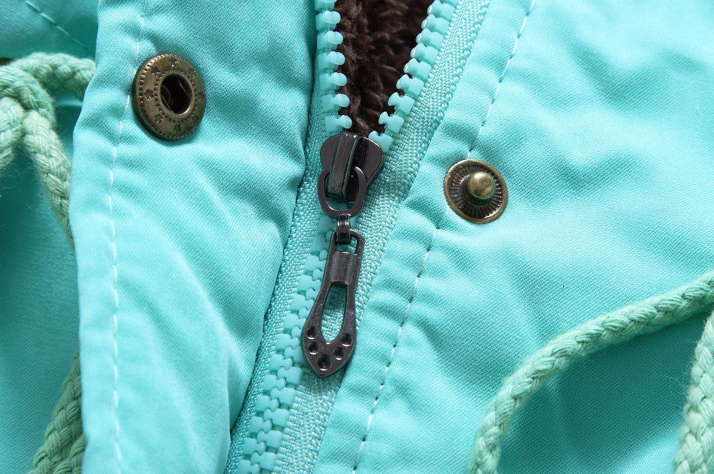 New winter military coats women cotton wadded hooded jacket medium-long casual parka thickness quilt snow outwear