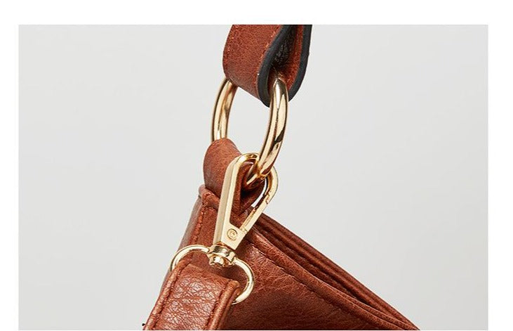 Vintage Women Shoulder Bag Large Capacity PU Luxury Ladies Handbag Fashion Zipper Female Soft Tote Bags for Shopping