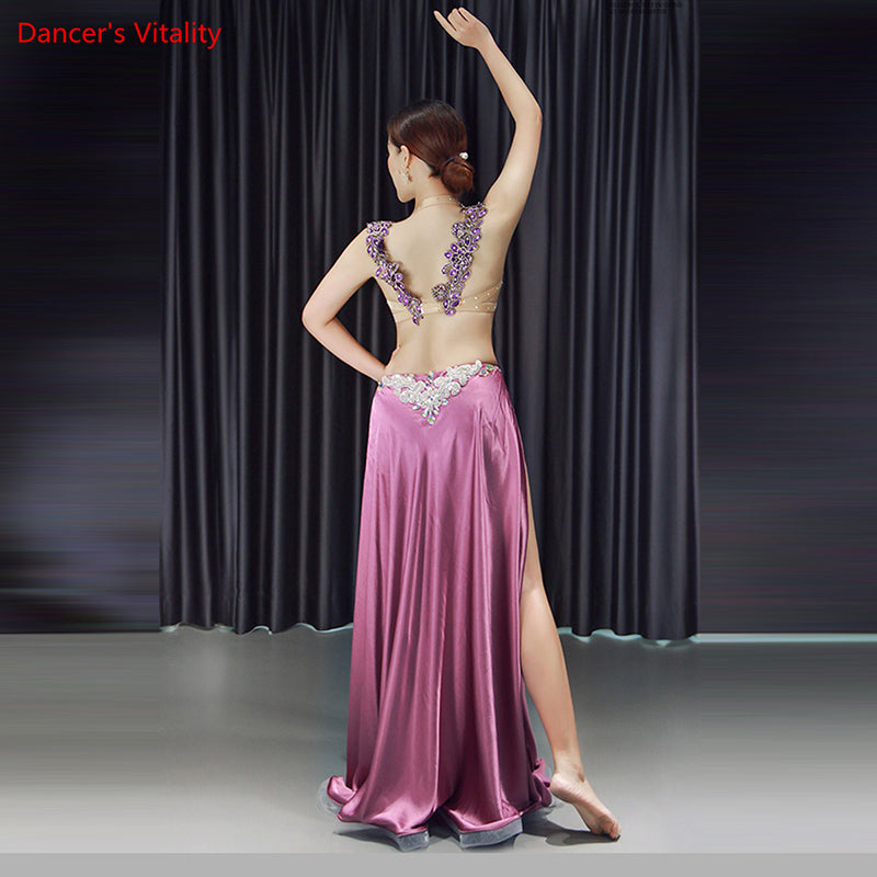 Premium New 2pcs/set Belly Dance Costume Women's Belly Dancing Costume Sets Tribal Bollywood Costume Indian Dress Bellydance Dress