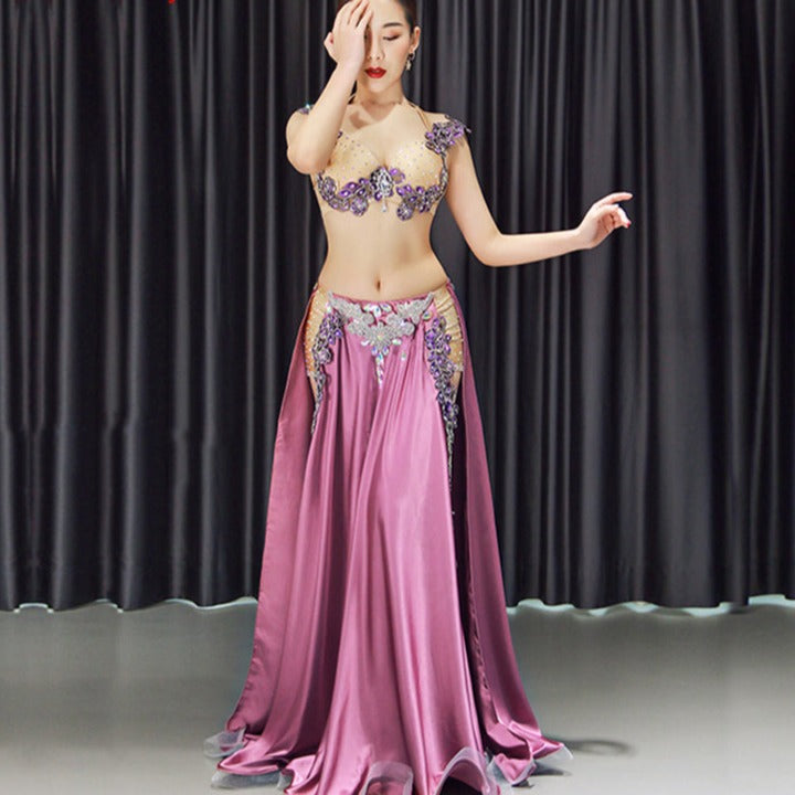 Premium New 2pcs/set Belly Dance Costume Women's Belly Dancing Costume Sets Tribal Bollywood Costume Indian Dress Bellydance Dress