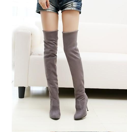 Stovepipe Over The Knee High Heels Women Boots