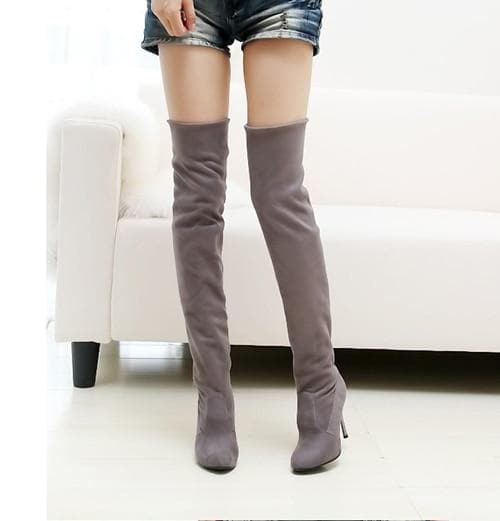 Stovepipe Over The Knee High Heels Women Boots