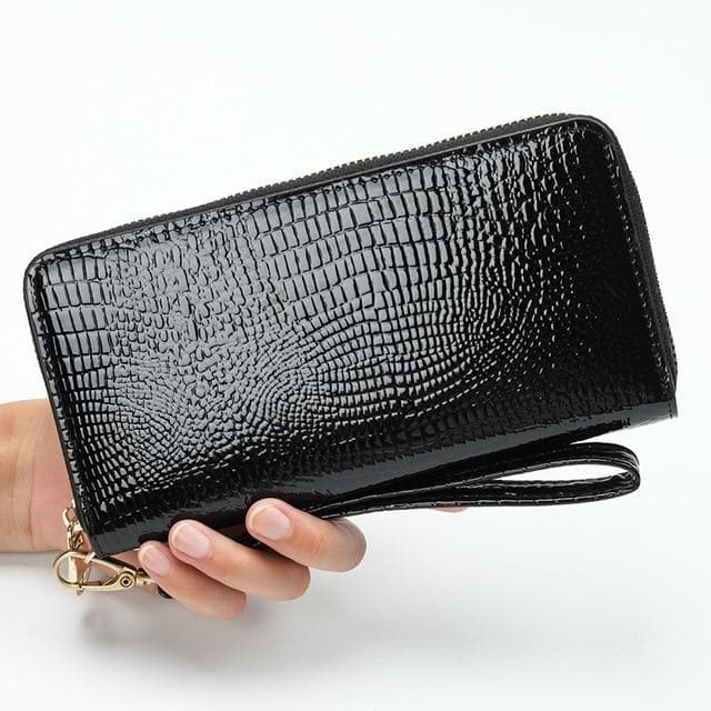High Quality Women's Purse Red PU Leather Wallet Female Long Design Clutch Lusury Handbags Women Bags Designer Female Purses