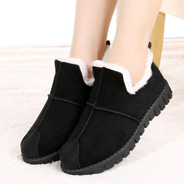Snow Suede Ankle Boots