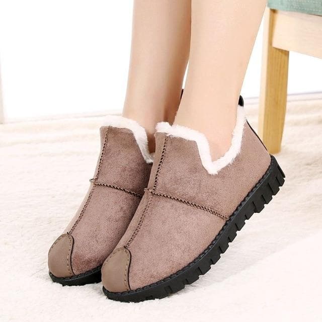 Snow Suede Ankle Boots