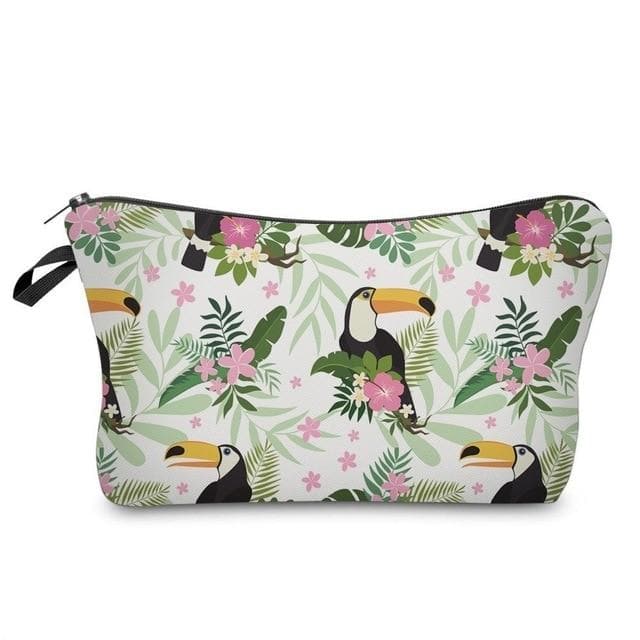 Deanfun 3D Printing Cosmetic Bags LOVE Necessary Travel Women Storage Make Up 41173