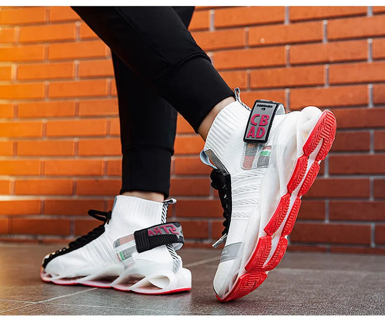 New Spring/Fall Platform Sneakers Men Socks Shoes Casual Shoes Male Outdoor Breathable Walking Footwear